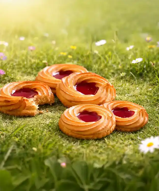 Hier siehst du unser leckeres Osternest